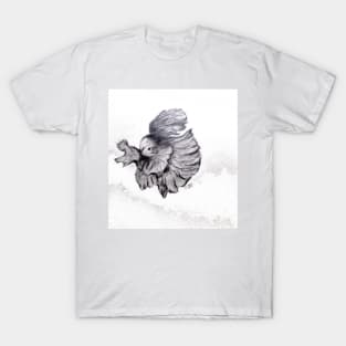 Betta Fish Sketch T-Shirt